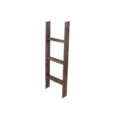 Rustic Farmhouse Throw Blanket Bookcase Ladder