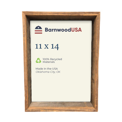 Rustic Farmhouse Shadow Box Picture Frame