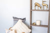 Rustic reclaimed wood farmhouse ladder
