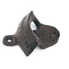 BarnwoodUSA | Wall Mounted Bottle Opener Rustic Farmhouse Cast Iron | Outdoor and Indoor | Antique Brown | 3 1/4" L