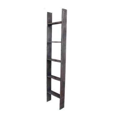 Rustic Farmhouse Throw Blanket Bookcase Ladder