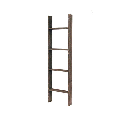 Rustic Farmhouse Throw Blanket Bookcase Ladder